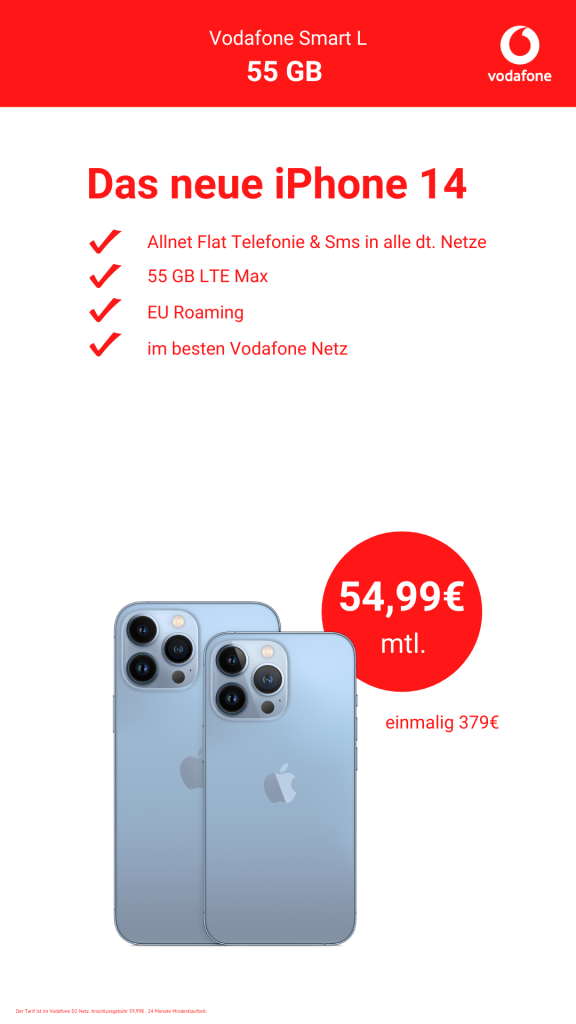 Vodafone iPhone 14